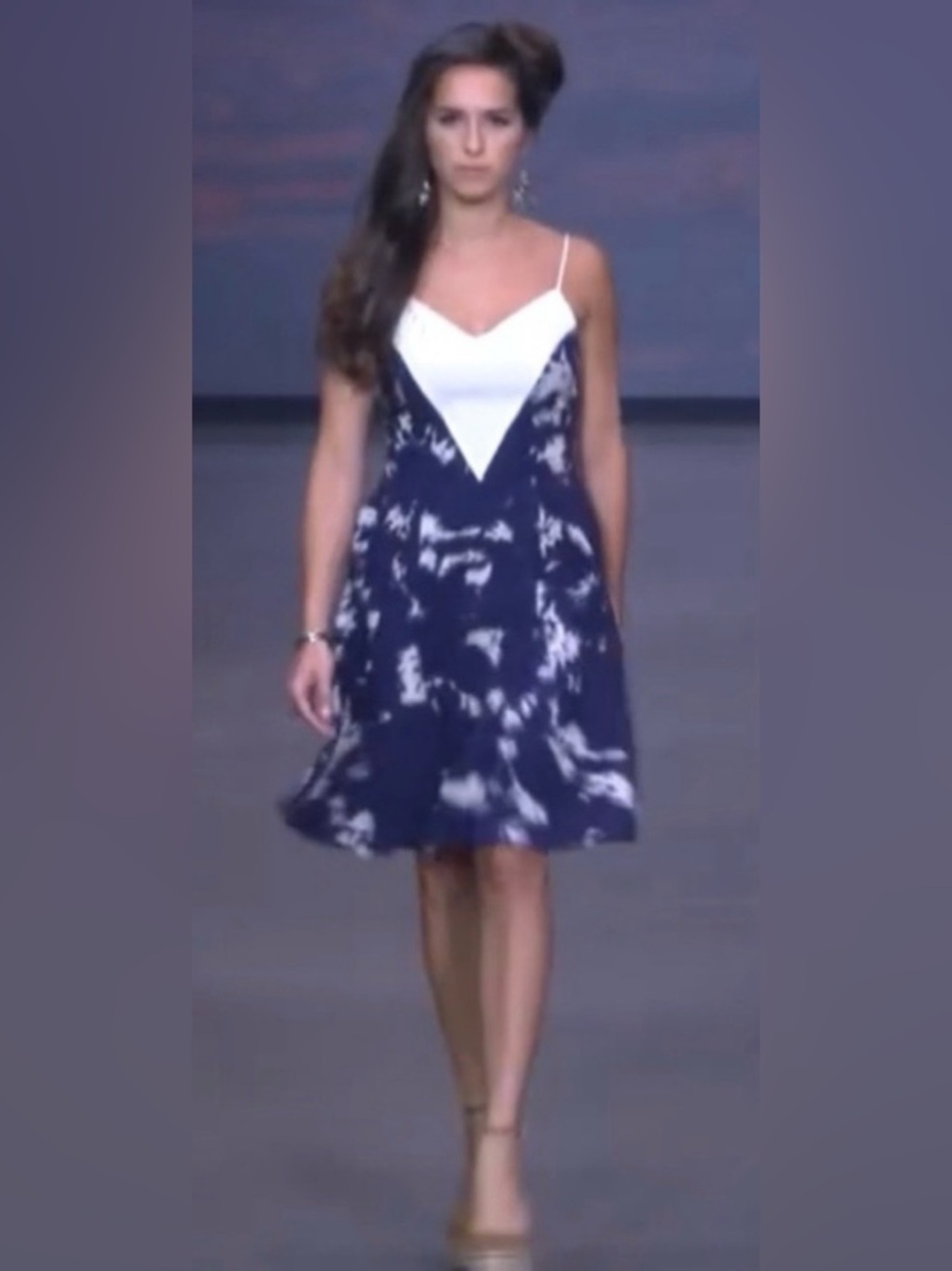 Annie50 Print Sleeveless Dress